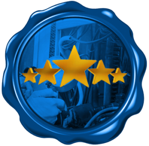 Barker's Cooling, Heating and Plumbing mission statement seal