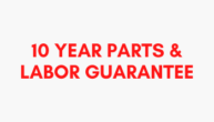 10 year parts and labor guarantee